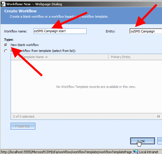 create workflow