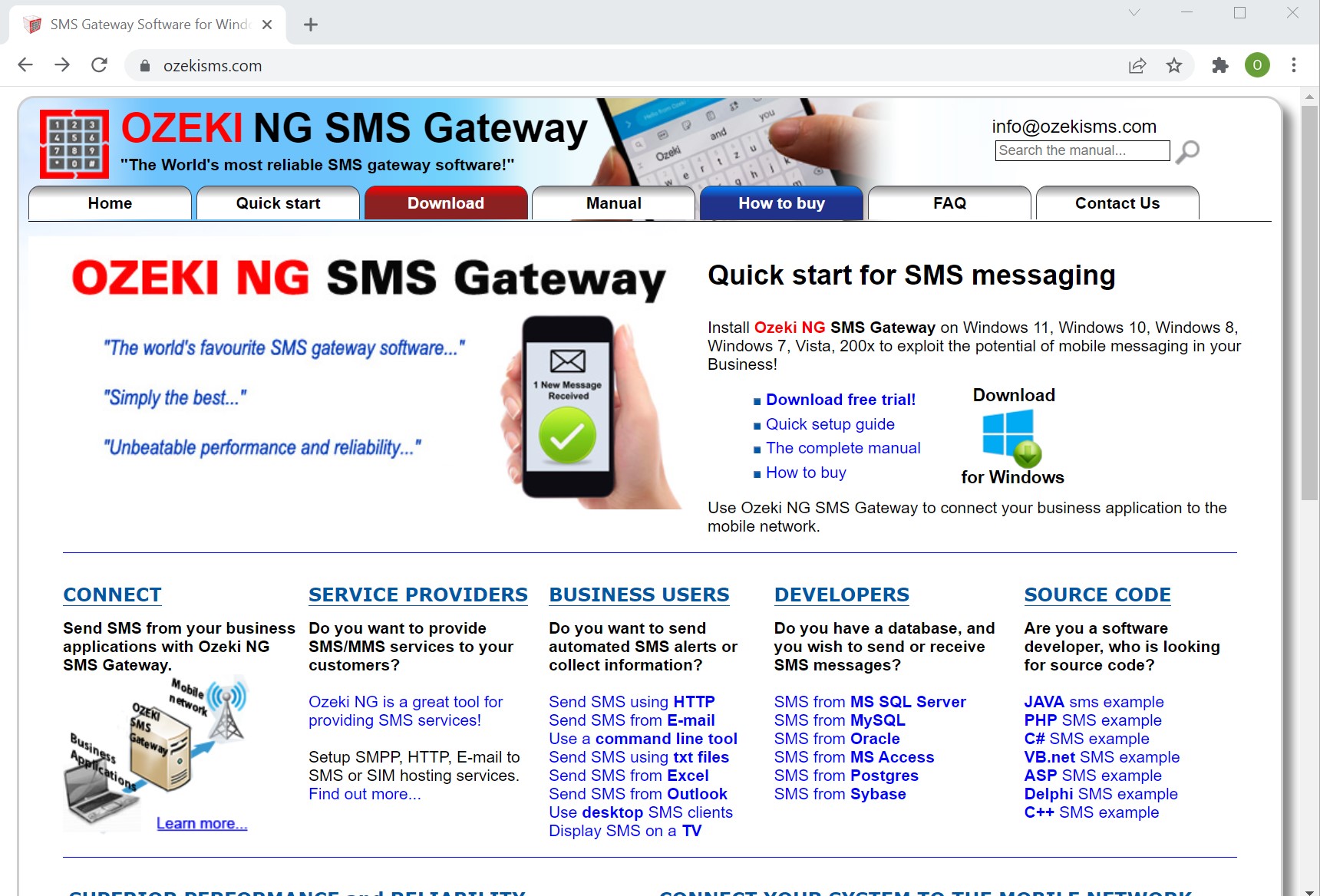 sms gateway software download